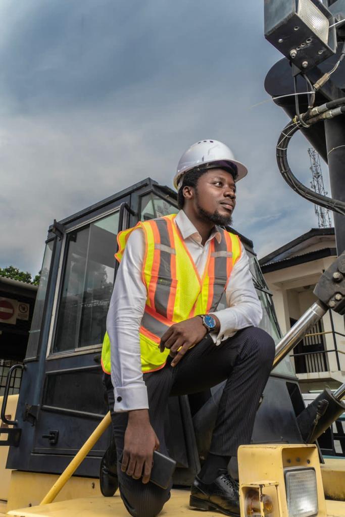 Nathaniel Jones on a client site visit